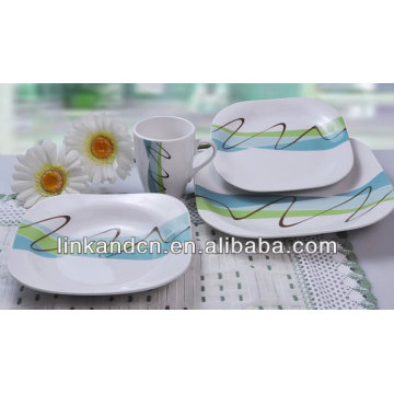 KC-00170/ceramic round dinner set/ bright color dinner set